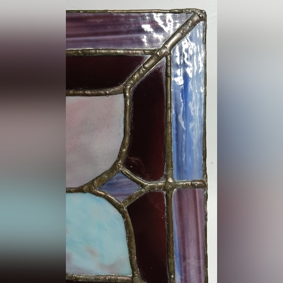 Stained Glass Window Panel 9.2" x 9.75" - Picture 6 of 6